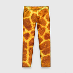 Леггинсы для девочки Шкура жирафа - текстура, цвет: 3D-принт