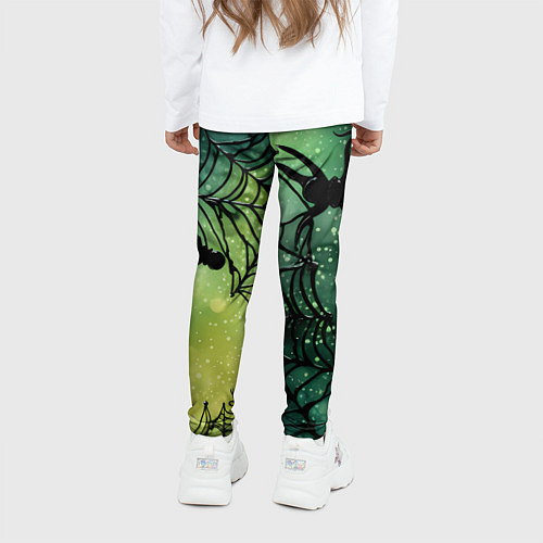 Детские легинсы Мрачный паук / 3D-принт – фото 4