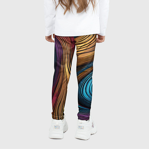 Детские легинсы Gradient madness / 3D-принт – фото 4