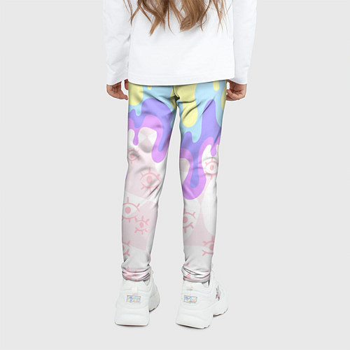 Детские легинсы Млечный взгляд / 3D-принт – фото 4