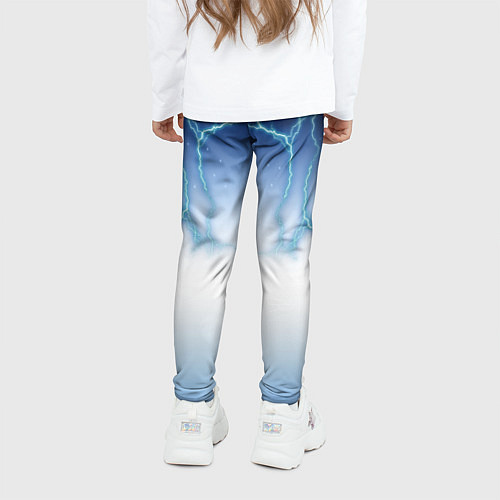 Детские легинсы Молниеносный разряд / 3D-принт – фото 4