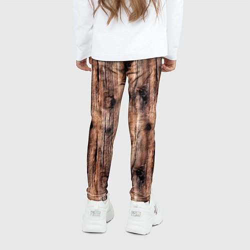 Детские легинсы Старые доски / 3D-принт – фото 4