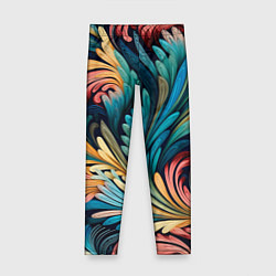 Детские легинсы Квиллинг абстракция