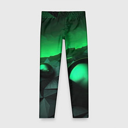 Детские легинсы Асимметрия растительного узора