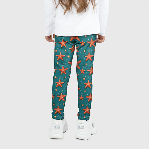 Детские легинсы Морские звезды тоже хотят на ёлку / 3D-принт – фото 4