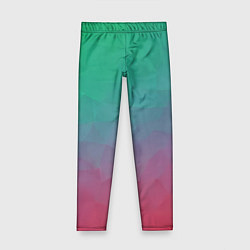 Леггинсы для девочки Цветной градиент - нейросеть, цвет: 3D-принт