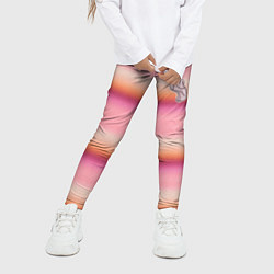 Леггинсы для девочки Рука-Вещь: текстура свитера Энид из сериала Уэнсде, цвет: 3D-принт — фото 2