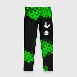 Леггинсы для девочки Tottenham sport halftone, цвет: 3D-принт