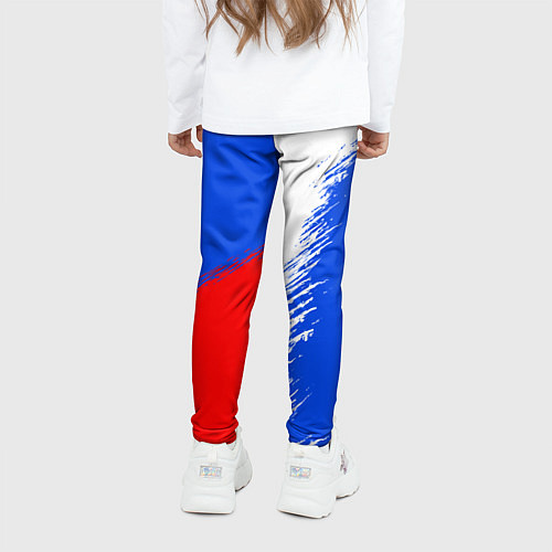 Детские легинсы Триколор и герб России / 3D-принт – фото 4