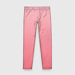 Леггинсы для девочки Нежный розовый градиент, цвет: 3D-принт