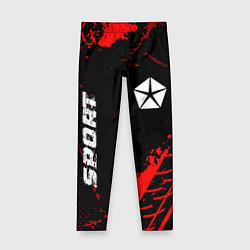 Детские легинсы Jeep red sport tires