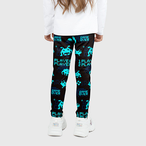 Детские легинсы Game over 1 player 2 player / 3D-принт – фото 4