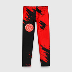 Детские легинсы Ajax sport color red