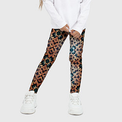 Леггинсы для девочки Паттерн luxury узоры, цвет: 3D-принт — фото 2