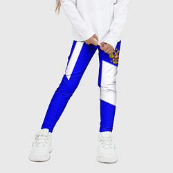 Леггинсы для девочки Россия спортивный стиль, цвет: 3D-принт — фото 2
