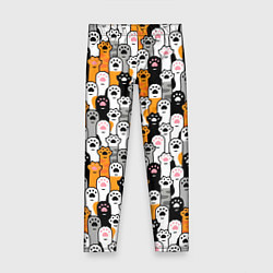 Детские легинсы Кошачьи лапы