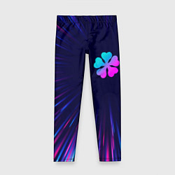 Детские легинсы Black Clover neon blast lines