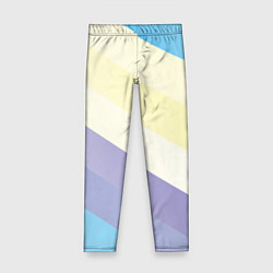 Леггинсы для девочки Паттерн цветные волны - color waves, цвет: 3D-принт