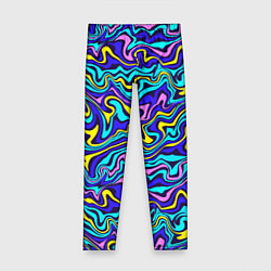 Детские легинсы Psychedelic multicolored pattern
