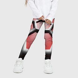 Леггинсы для девочки Броня робота, цвет: 3D-принт — фото 2