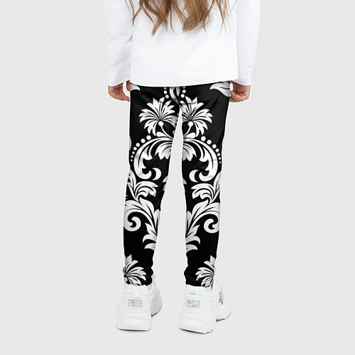 Детские легинсы Дамасский орнамент / 3D-принт – фото 4