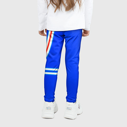 Детские легинсы Россия спорт текстура / 3D-принт – фото 4