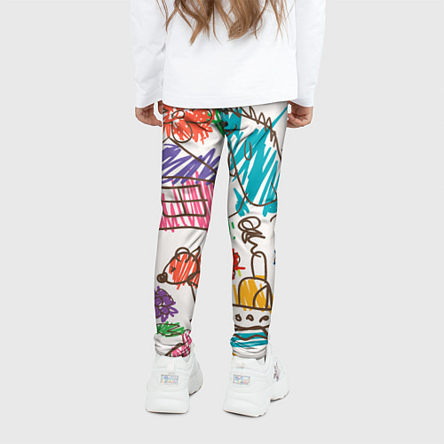 Детские легинсы Детский принт / 3D-принт – фото 4