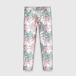 Детские легинсы Пальмы разноцветные