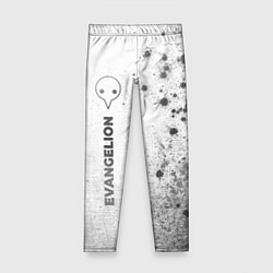 Леггинсы для девочки Evangelion - white gradient по-вертикали, цвет: 3D-принт