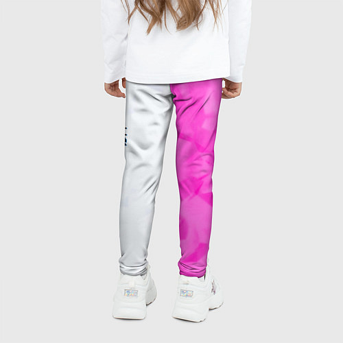 Детские легинсы Game over pink abstraction / 3D-принт – фото 4