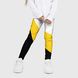 Леггинсы для девочки Сокрушу пред ним врагов его большая хризма, цвет: 3D-принт — фото 2