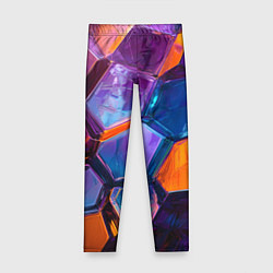 Детские легинсы Неоновые минералы