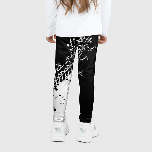 Детские легинсы Bimoto - следы от шин / 3D-принт – фото 4