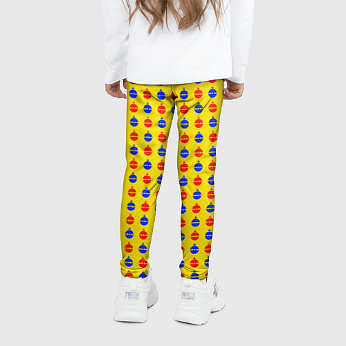 Детские легинсы Яркие шары / 3D-принт – фото 4
