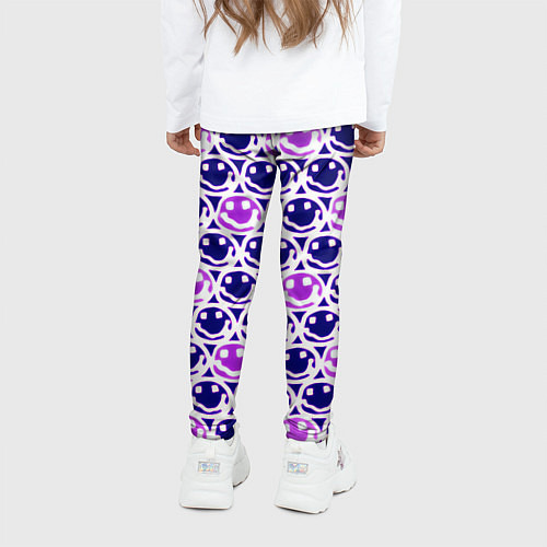 Детские легинсы Nirvana neon smile / 3D-принт – фото 4