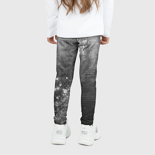 Детские легинсы Tottenham - grey gradient вертикально / 3D-принт – фото 4