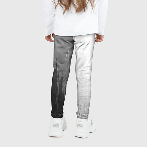 Детские легинсы Brighton - white gradient по-вертикали / 3D-принт – фото 4