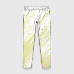 Детские легинсы The color is white and yellow