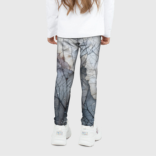 Детские легинсы Прожилки листьев / 3D-принт – фото 4