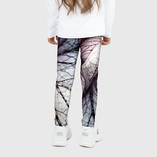 Детские легинсы Раскрытый цветок / 3D-принт – фото 4