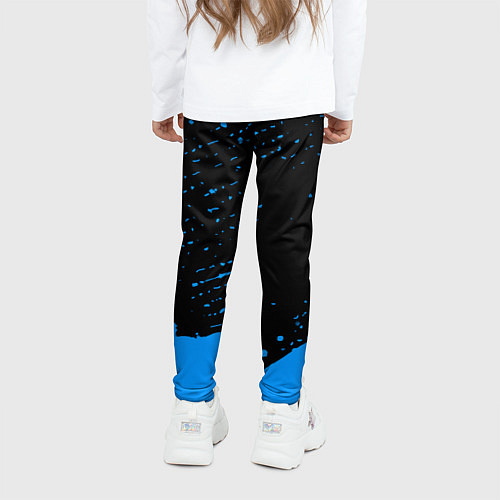Детские легинсы Schalke 04 fc blue color / 3D-принт – фото 4