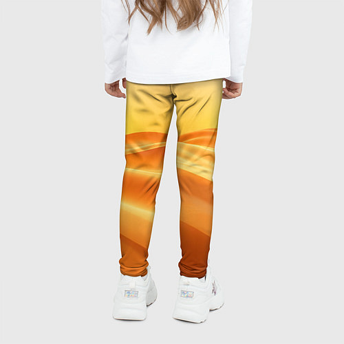 Детские легинсы Золотые пески / 3D-принт – фото 4