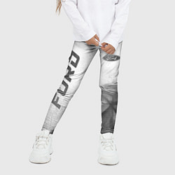 Леггинсы для девочки Ford - white gradient вертикально, цвет: 3D-принт — фото 2
