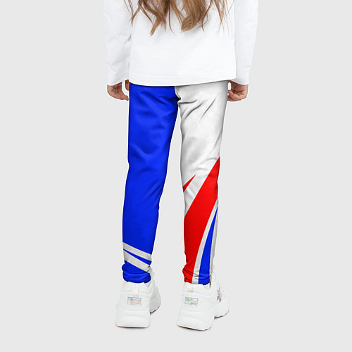 Детские легинсы Герб России - цвета флага / 3D-принт – фото 4