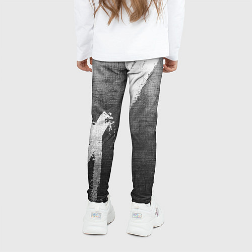 Детские легинсы Napoli - grey gradient вертикально / 3D-принт – фото 4