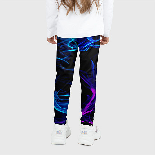 Детские легинсы Color blue pink / 3D-принт – фото 4