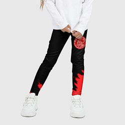 Леггинсы для девочки Аякс краски, цвет: 3D-принт — фото 2