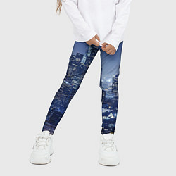 Леггинсы для девочки City, цвет: 3D-принт — фото 2