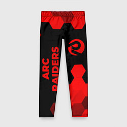Детские легинсы ARC Raiders - red gradient вертикально