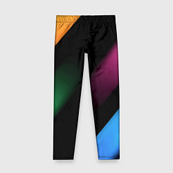 Леггинсы для девочки Multicoloured, цвет: 3D-принт